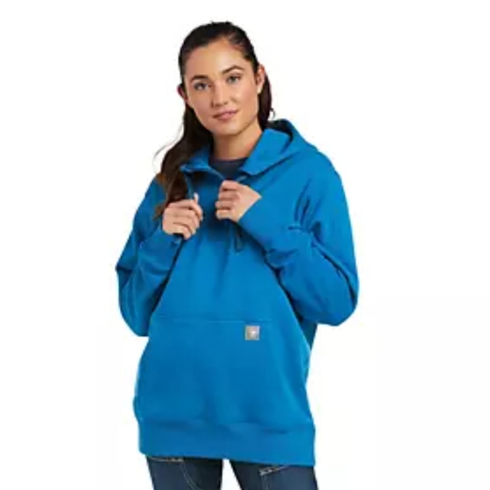 Ariat Womens Skill Set 1/2 Zip Hoodie, size large